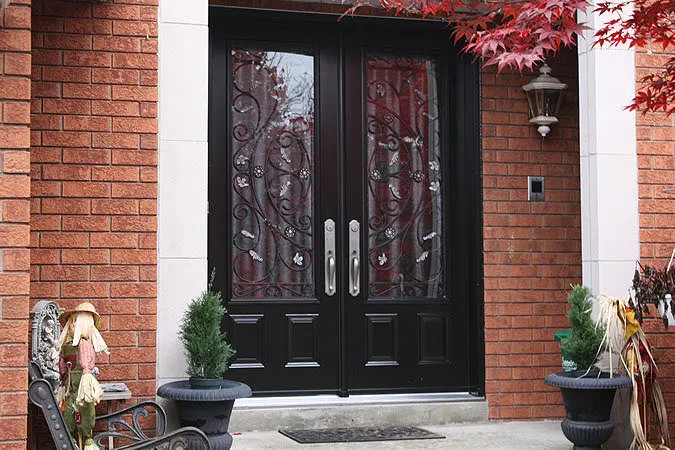 Porte extérieure moderne