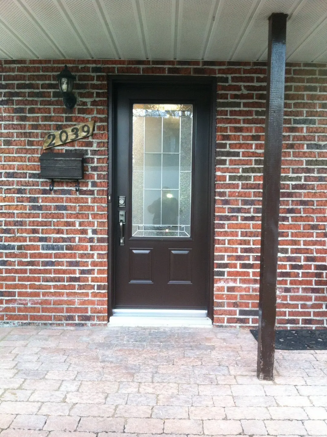 Porte d'entrée élégante