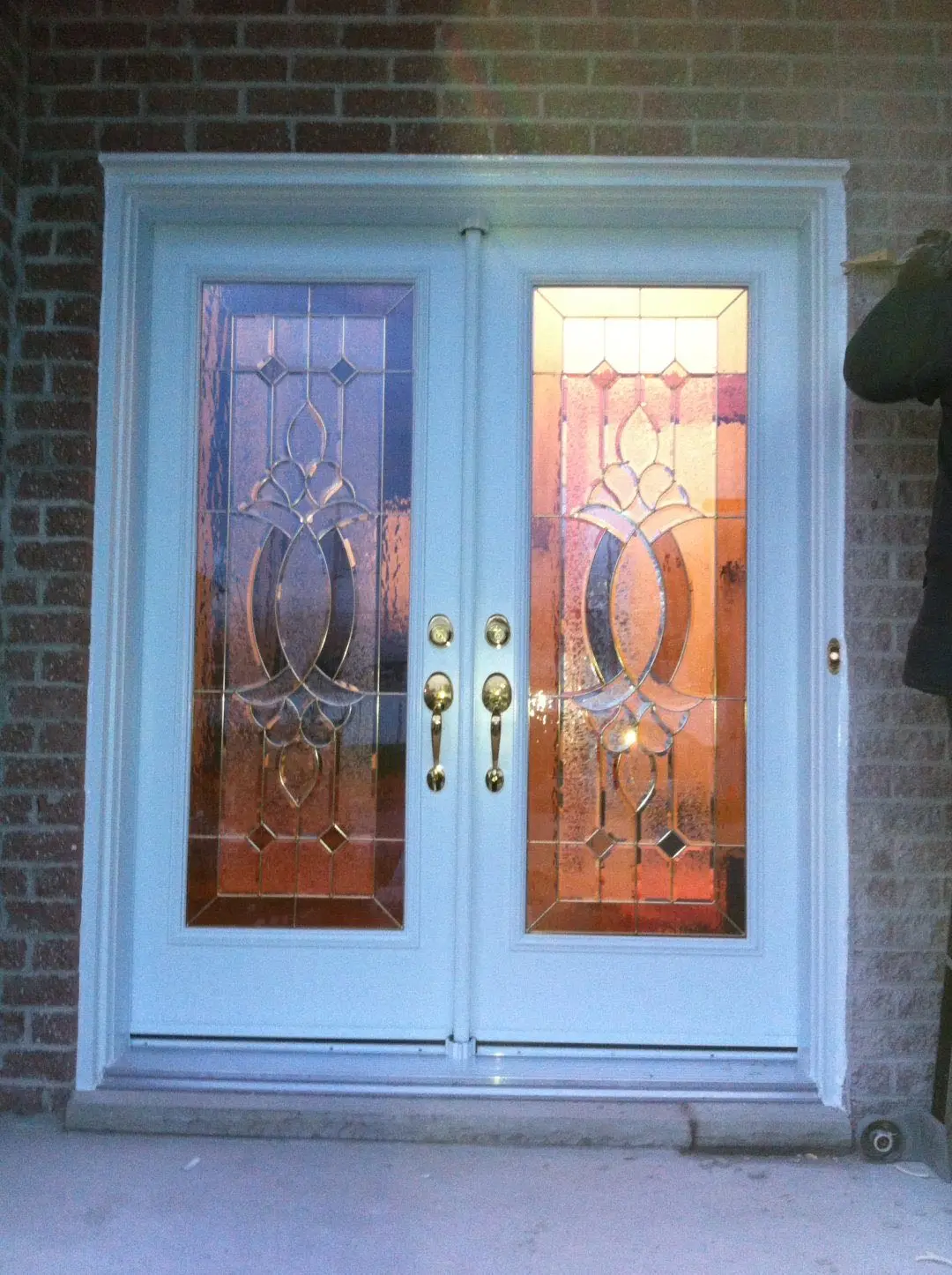 Détail de porte de luxe