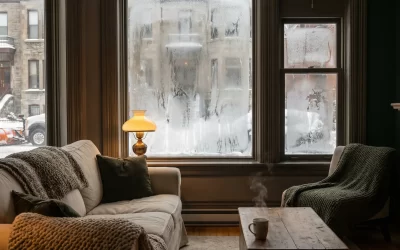 Condensation dans les fenêtres à Montréal : causes et solutions efficaces